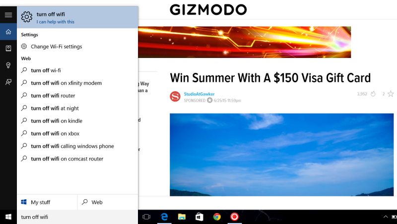 Illustration for article titled Windows 10: The Gizmodo Review